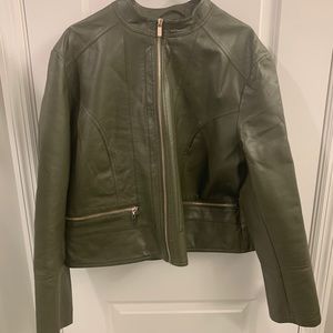Money Green Moto Jacket